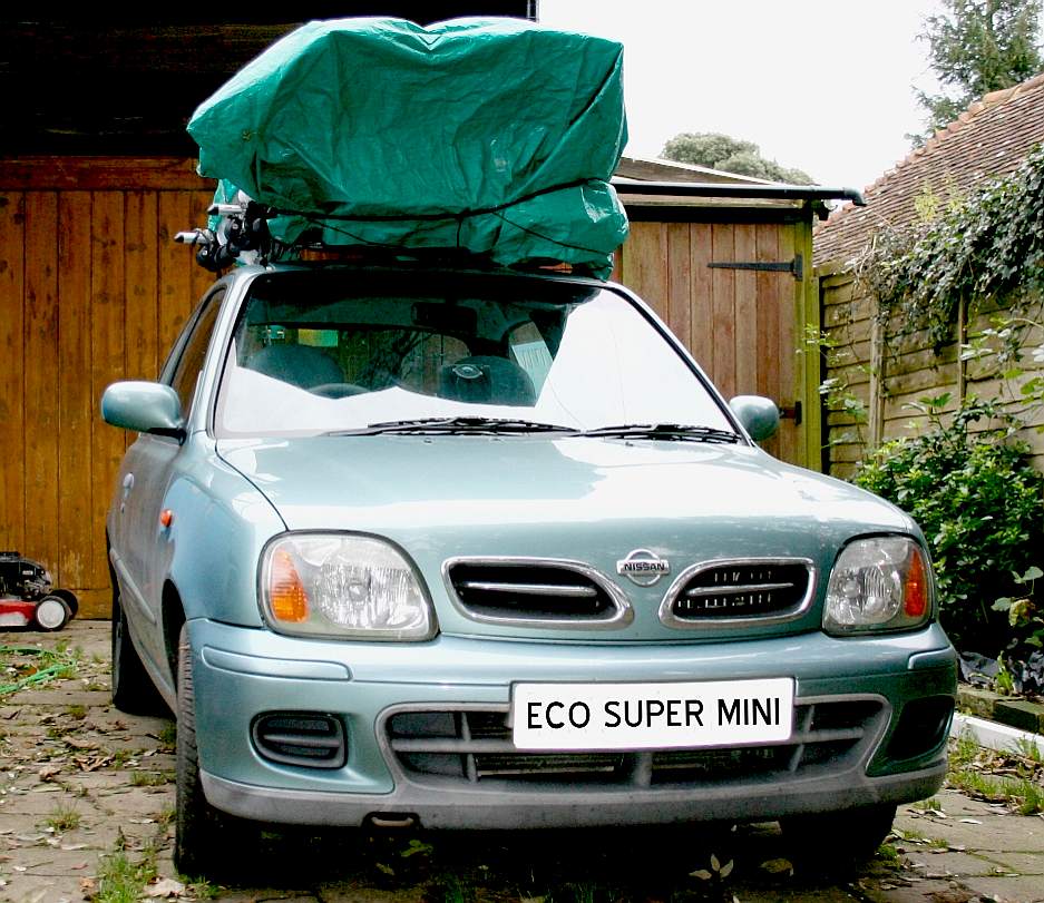 Seavax loaded for Old Billingsgate in London - Nissan Micra