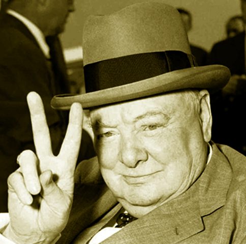 Sir Winston Churchill, British Prime Minister in World War Two